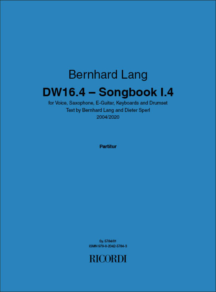 DW16.4 - Songbook I.4